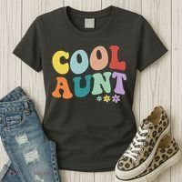 Cool Aunt Retro Gift Women's T-Shirt thumb 3