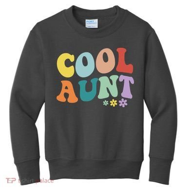 Cool Aunt Retro Gift Kids Sweatshirt