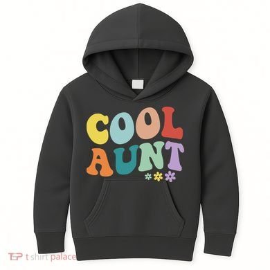 Cool Aunt Retro Gift Kids Hoodie