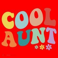 Cool Aunt Retro Gift Santa Hat thumb 1