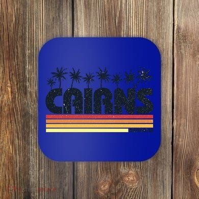 Cairns Australia Retro Tourism Cute Gift Coaster