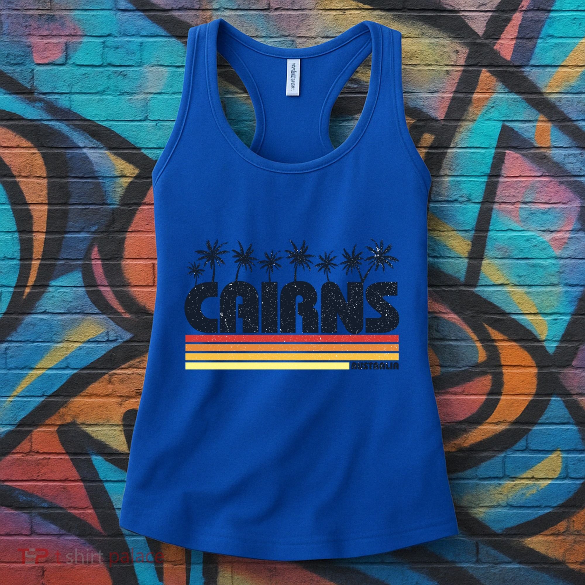 Cairns Australia Retro Tourism Cute Gift Women's Tank Top
