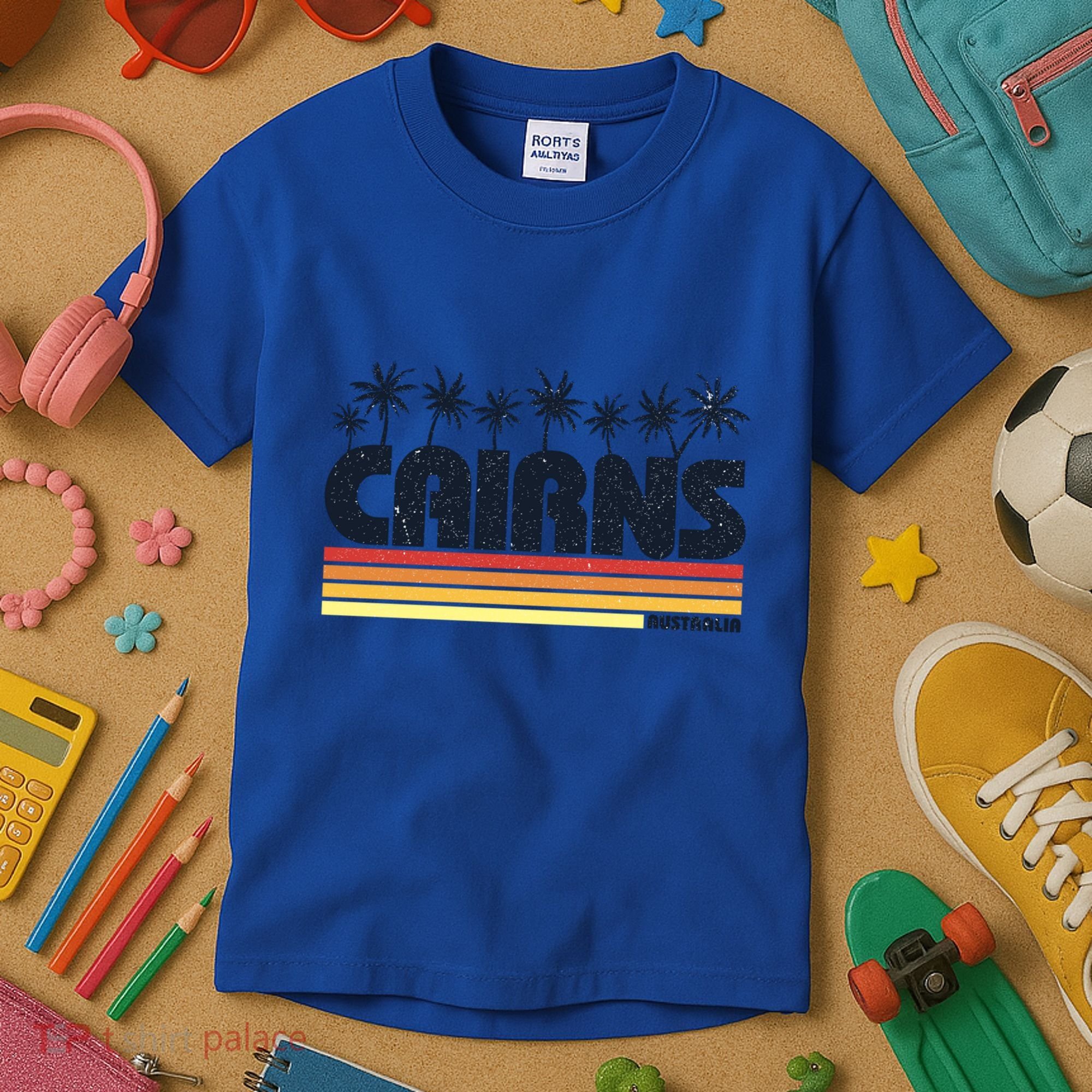 Cairns Australia Retro Tourism Cute Gift Kids T-Shirt