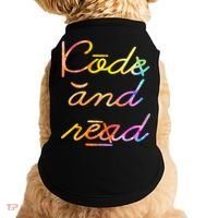Code And Read Dyslexia Awareness Doggie Tank thumb 0
