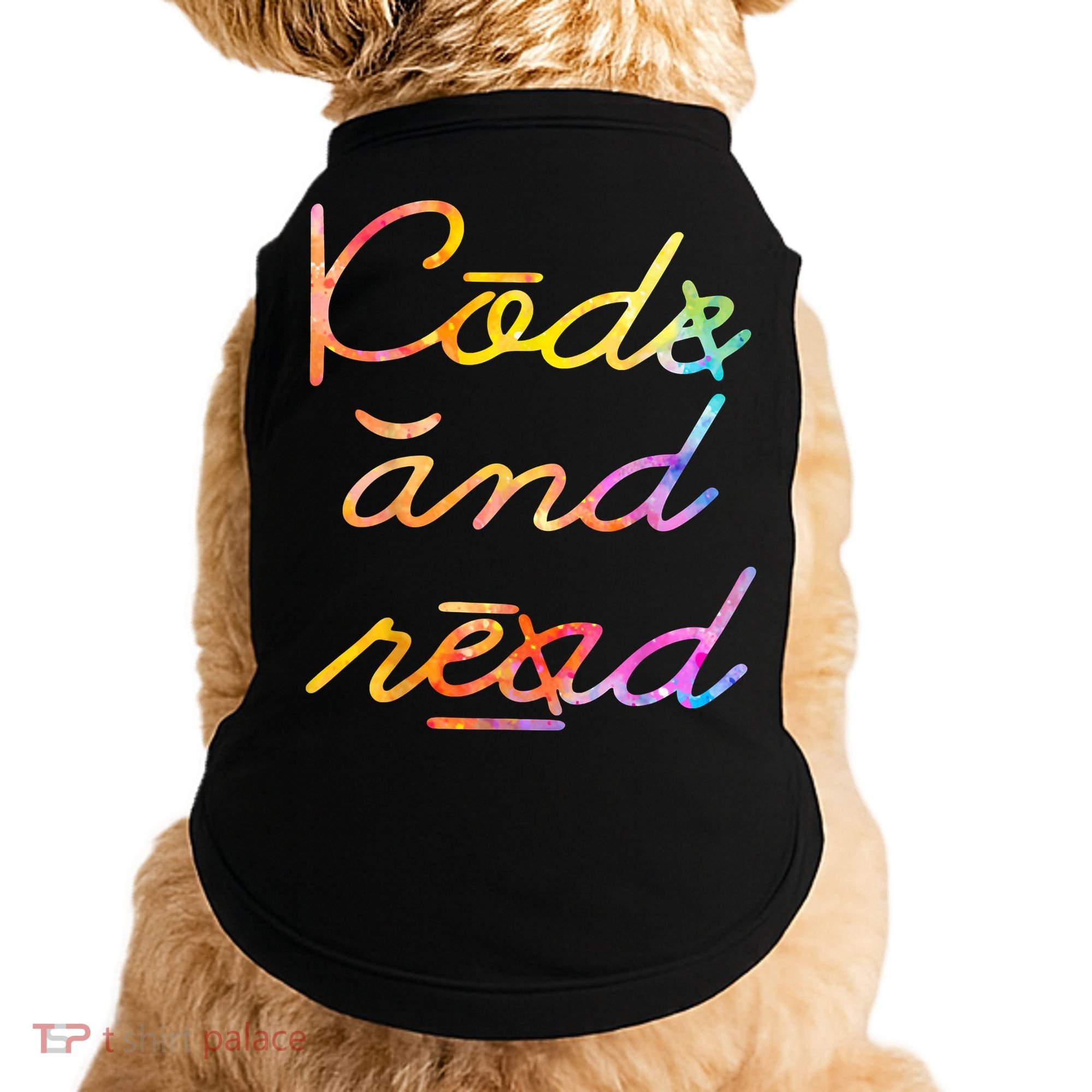Code And Read Dyslexia Awareness Doggie Tank