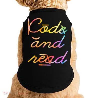 Code And Read Dyslexia Awareness Doggie Tank
