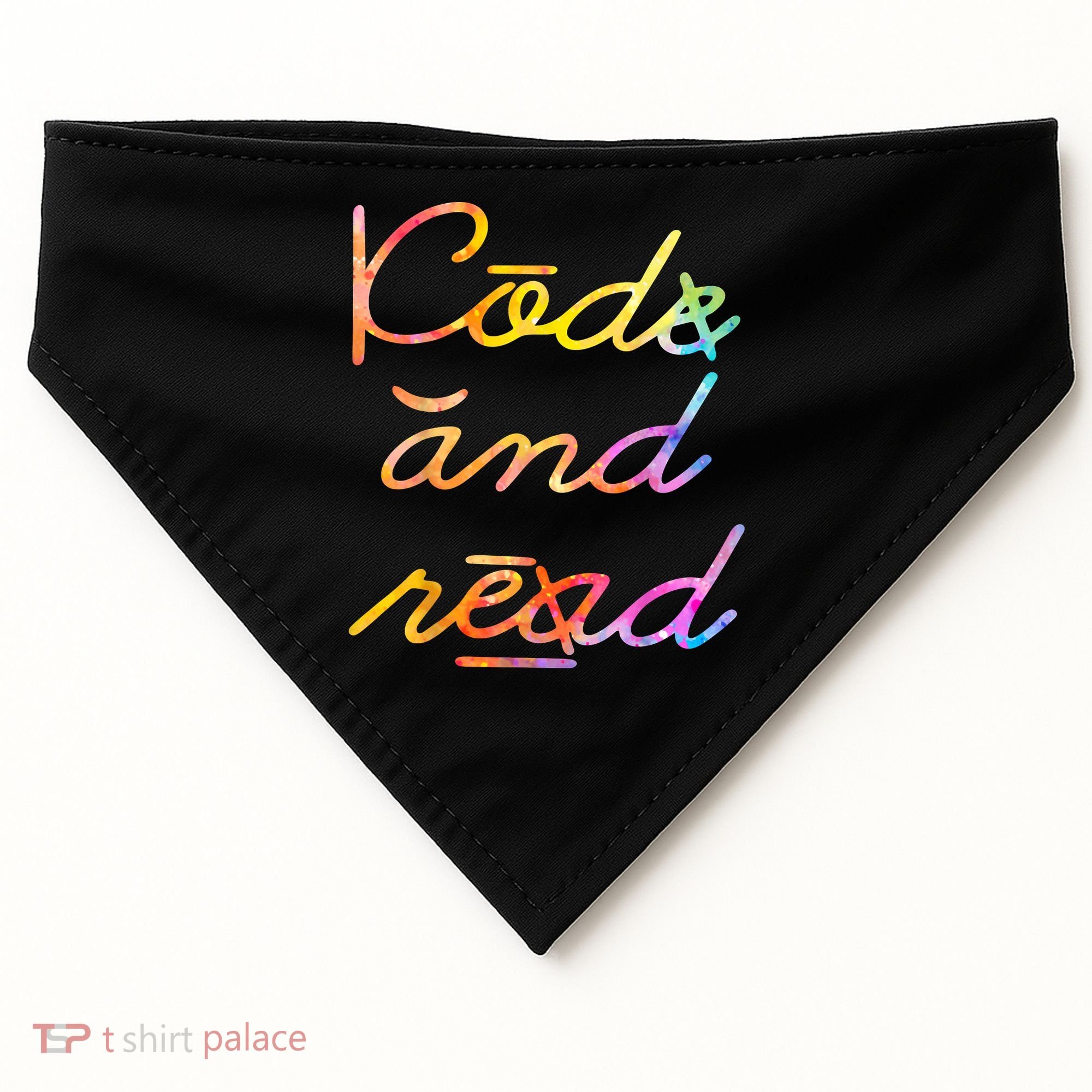 Code And Read Dyslexia Awareness USA-Made Doggie Bandana