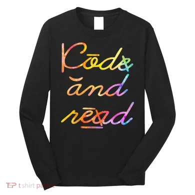 Code And Read Dyslexia Awareness Long Sleeve Shirt