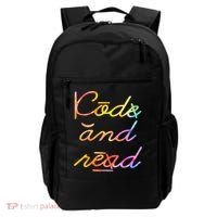 Code And Read Dyslexia Awareness Backpack thumb 0