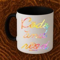 Code And Read Dyslexia Awareness Coffee Mug thumb 2