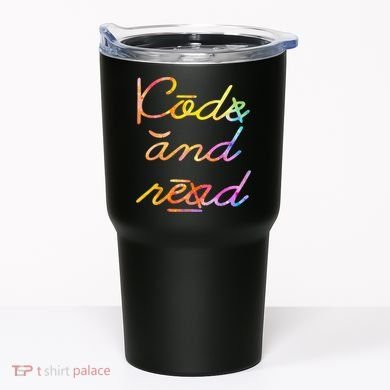 Code And Read Dyslexia Awareness Tumbler