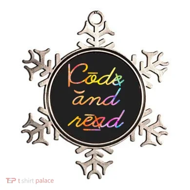 Code And Read Dyslexia Awareness Ornament