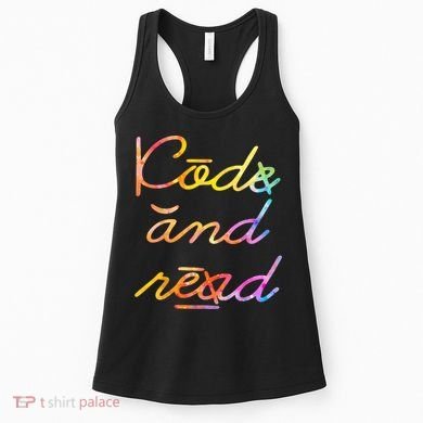 Code And Read Dyslexia Awareness Women's Tank Top