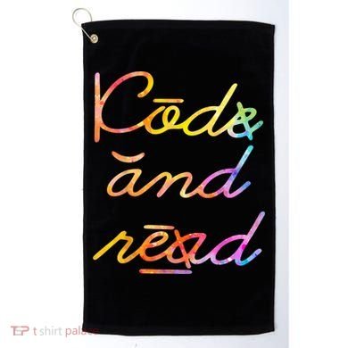 Code And Read Dyslexia Awareness Golf Towel