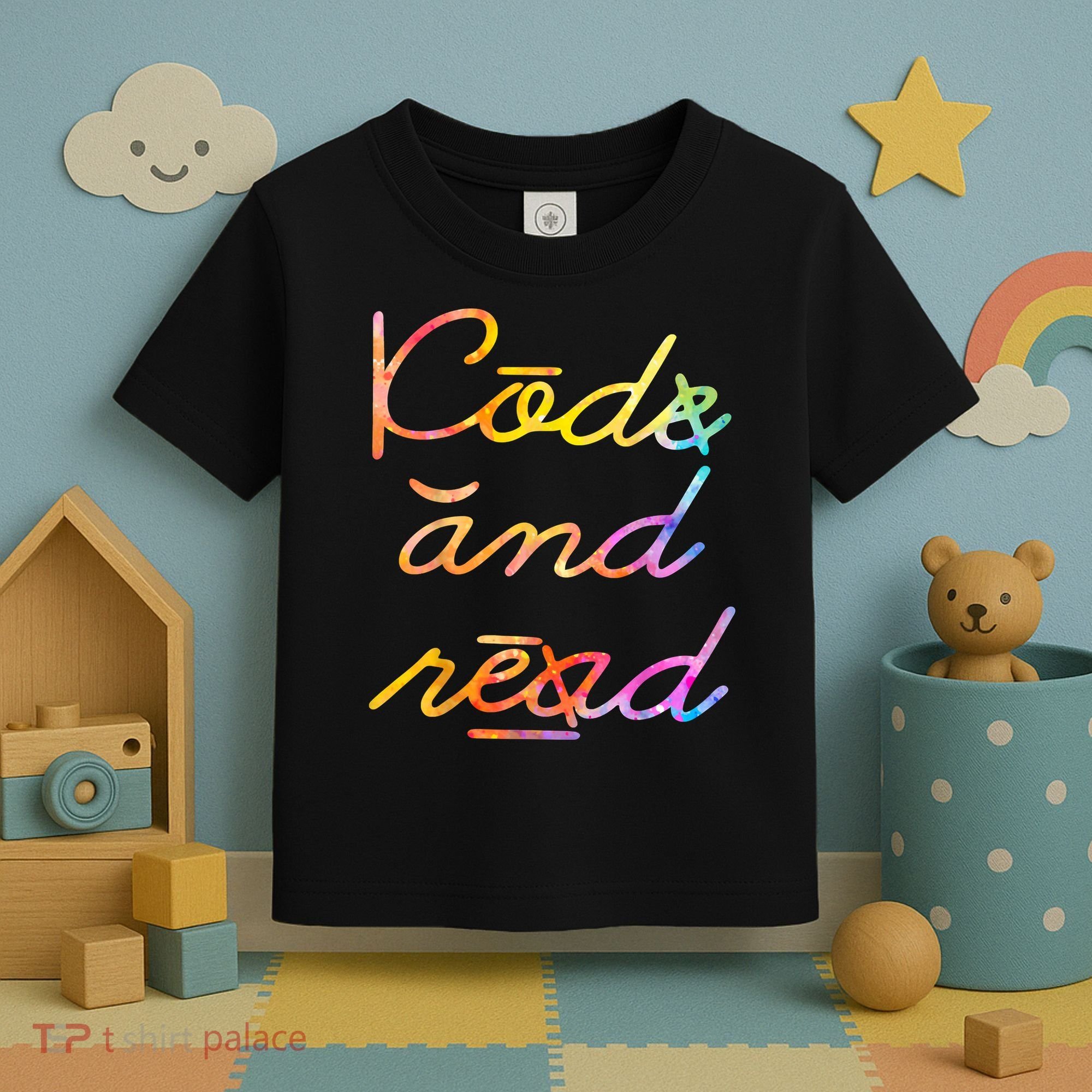 Code And Read Dyslexia Awareness Toddler T-Shirt