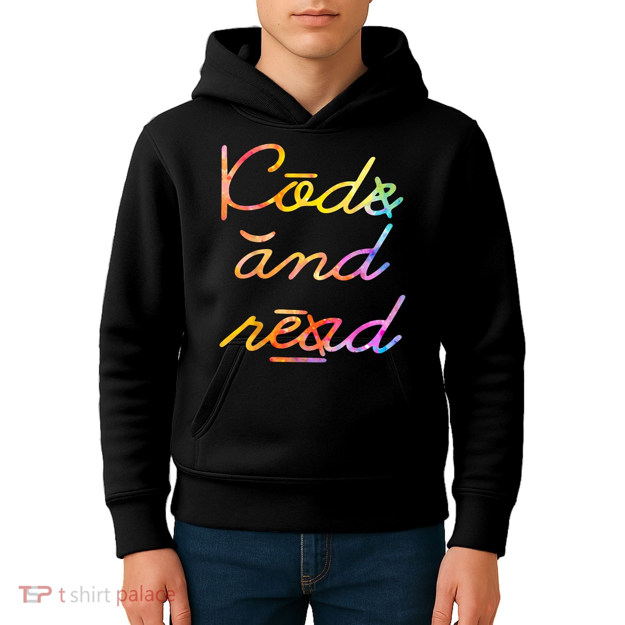 Code And Read Dyslexia Awareness Kids Hoodie