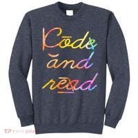 Code And Read Dyslexia Awareness Sweatshirt thumb 0