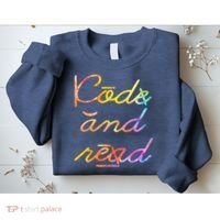 Code And Read Dyslexia Awareness Sweatshirt thumb 2