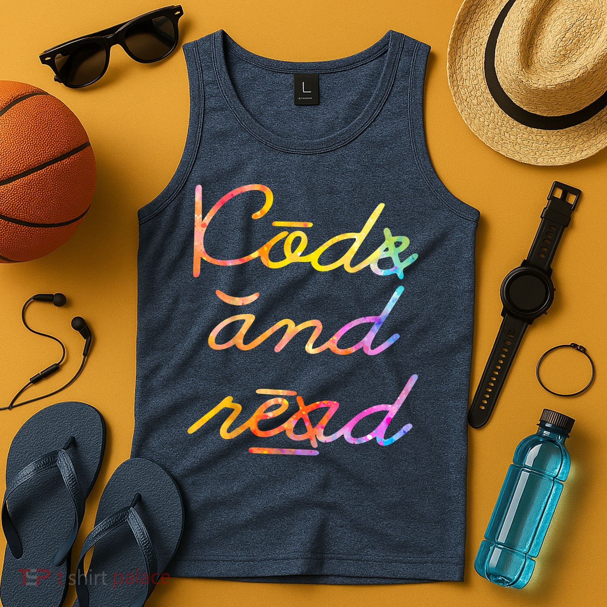 Code And Read Dyslexia Awareness Tank Top