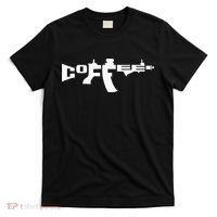 Coffee AR15 Rifle Gun Owner T-Shirt thumb 0