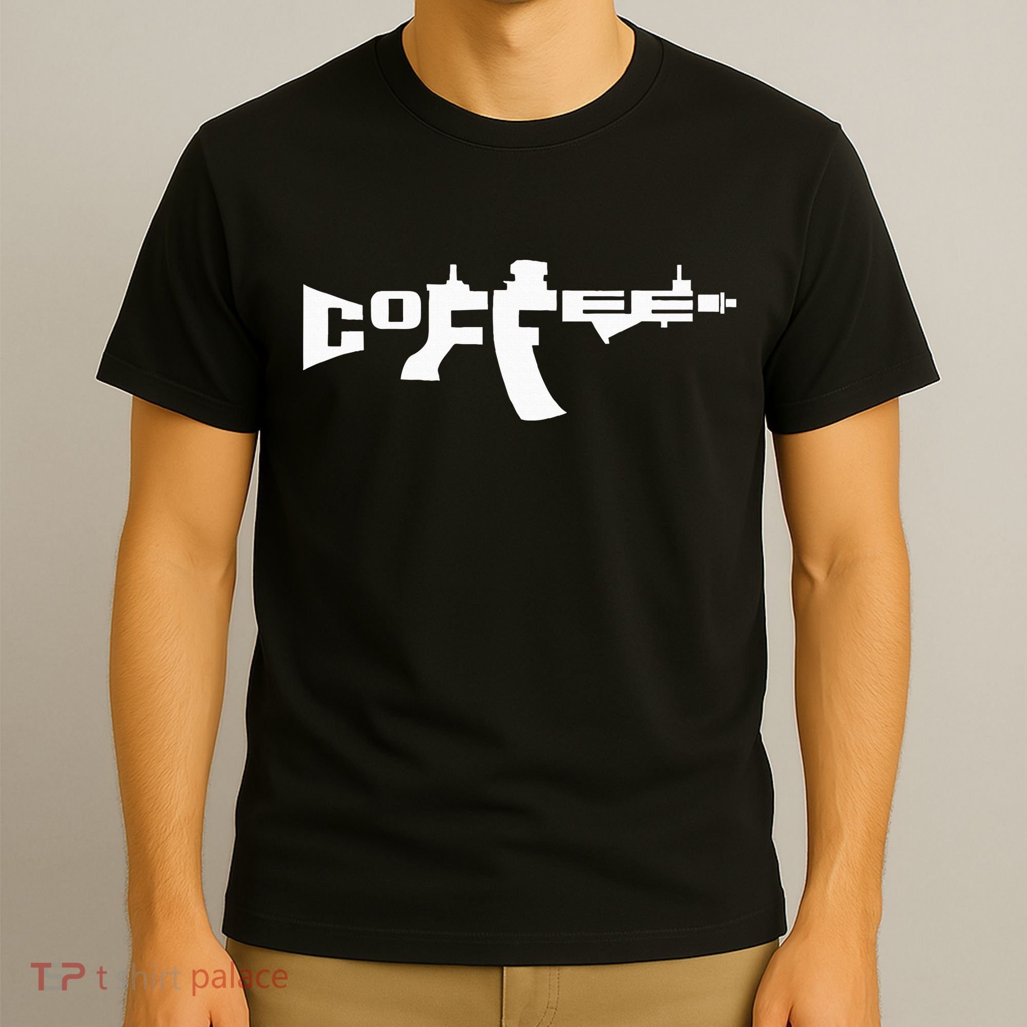 Coffee AR15 Rifle Gun Owner T-Shirt