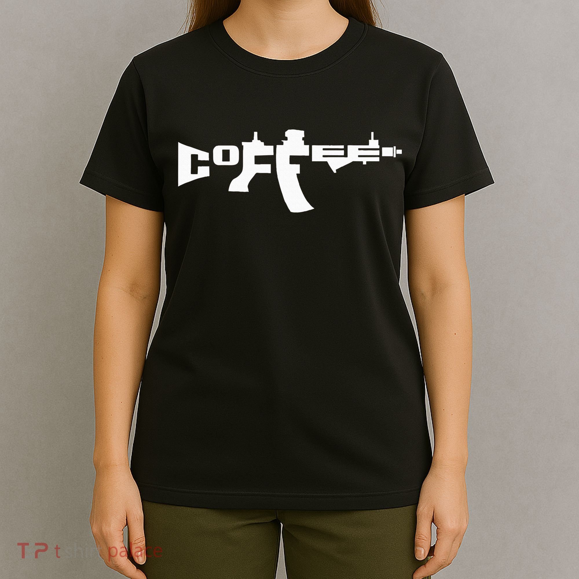 Coffee AR15 Rifle Gun Owner T-Shirt
