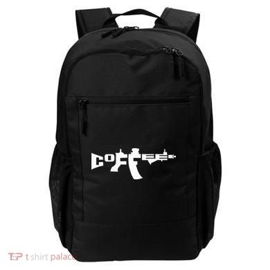Coffee AR15 Rifle Gun Owner Backpack