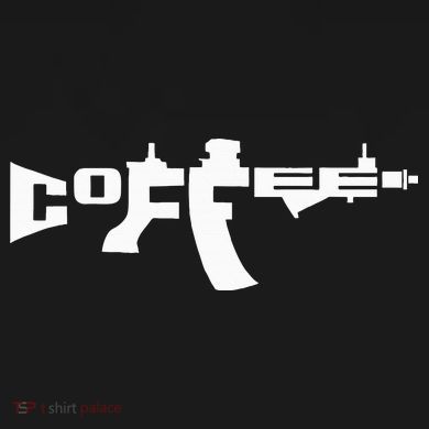 Coffee AR15 Rifle Gun Owner Button