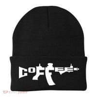 Coffee AR15 Rifle Gun Owner Beanie thumb 0