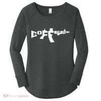 Coffee AR15 Rifle Gun Owner Women's Perfect Tri Tunic Long Sleeve Shirt thumb 0