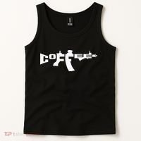 Coffee AR15 Rifle Gun Owner Tank Top thumb 2