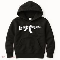 Coffee AR15 Rifle Gun Owner Kids Hoodie thumb 0