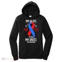 Chd Awareness Remembrance Hero Is Now My Angel Great Gift Women's Hoodie thumb 0