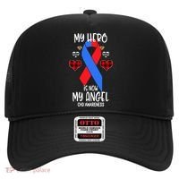Chd Awareness Remembrance Hero Is Now My Angel Great Gift Hat thumb 0