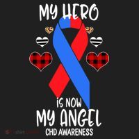 Chd Awareness Remembrance Hero Is Now My Angel Great Gift Hat thumb 2