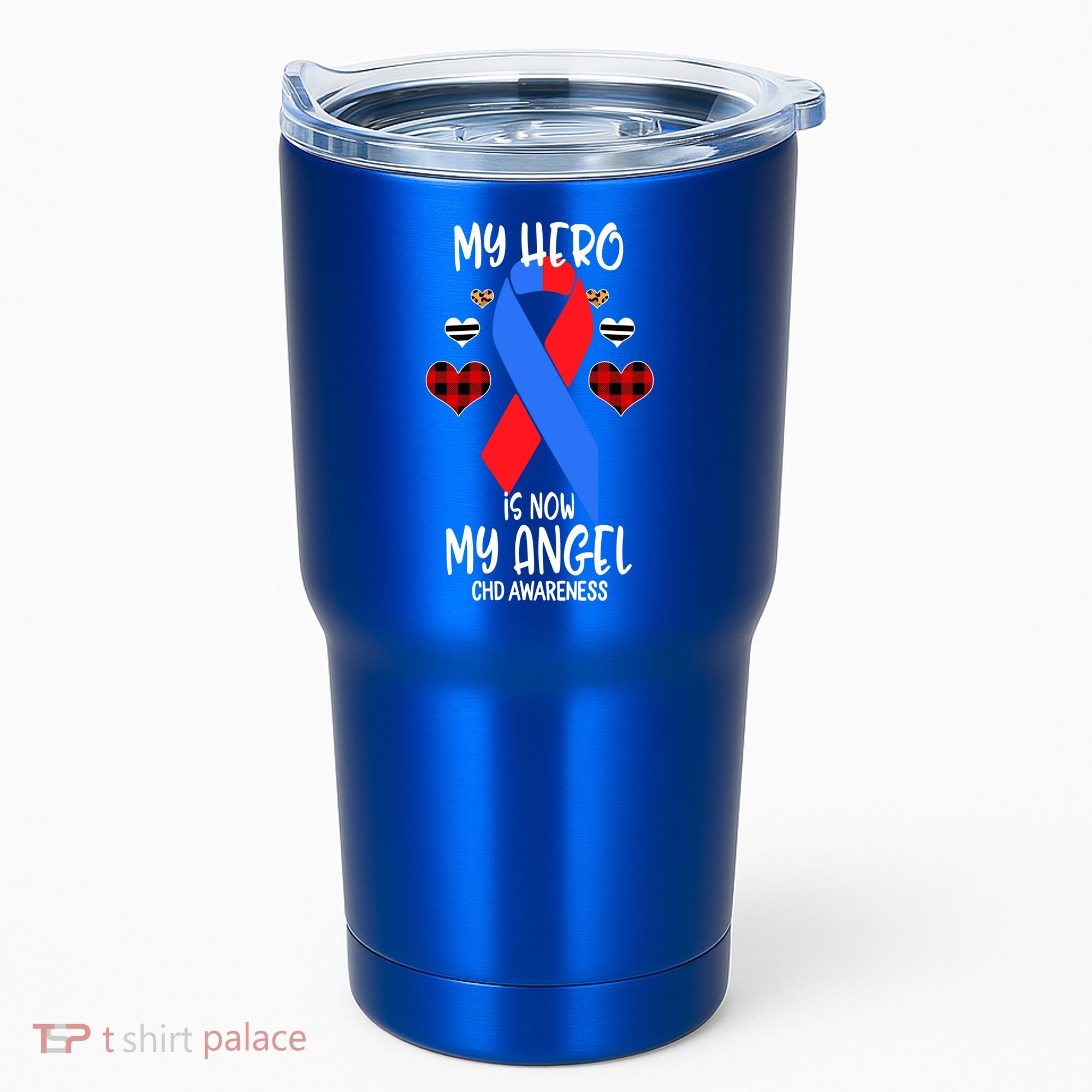 Chd Awareness Remembrance Hero Is Now My Angel Great Gift Tumbler