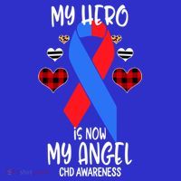 Chd Awareness Remembrance Hero Is Now My Angel Great Gift Women's Tank Top thumb 5