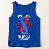 Chd Awareness Remembrance Hero Is Now My Angel Great Gift Tank Top thumb 2