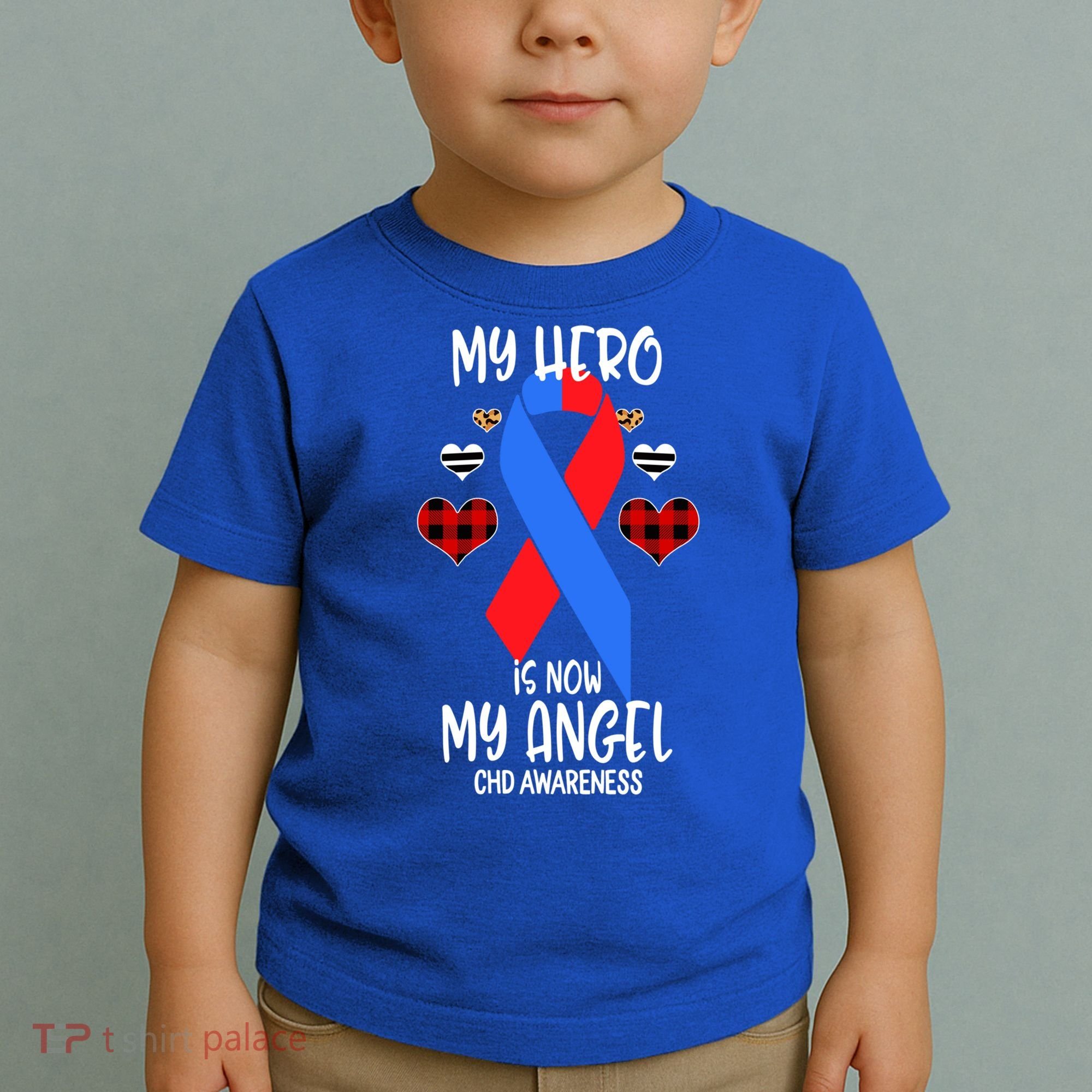 Chd Awareness Remembrance Hero Is Now My Angel Great Gift Toddler T-Shirt