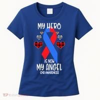Chd Awareness Remembrance Hero Is Now My Angel Great Gift Women's T-Shirt thumb 0