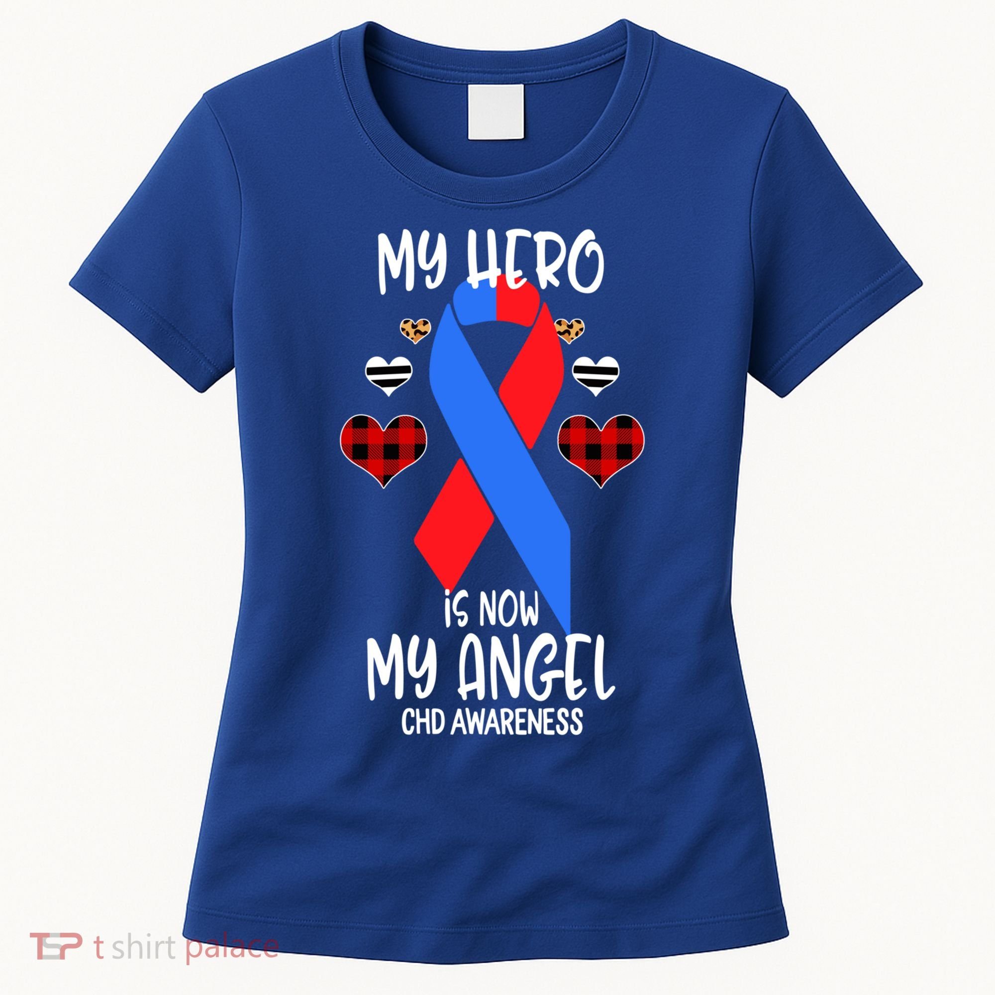 Chd Awareness Remembrance Hero Is Now My Angel Great Gift Women's T-Shirt