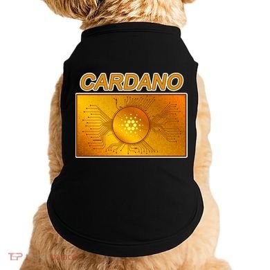 Cardano ADA Cryptocurrency Gold Doggie Tank