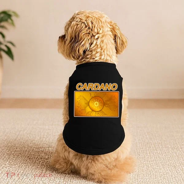 Cardano ADA Cryptocurrency Gold Doggie Tank