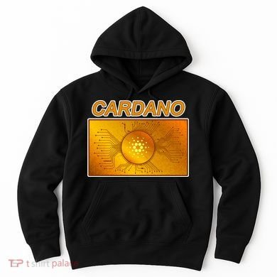 Cardano ADA Cryptocurrency Gold Hoodie