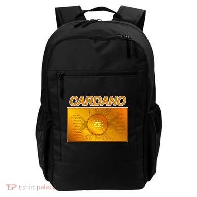 Cardano ADA Cryptocurrency Gold Backpack