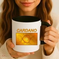 Cardano ADA Cryptocurrency Gold Coffee Mug thumb 3