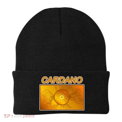 Cardano ADA Cryptocurrency Gold Beanie