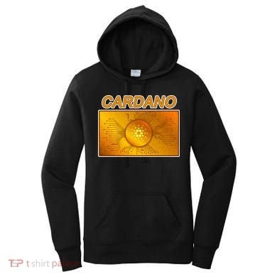 Cardano ADA Cryptocurrency Gold Women's Hoodie