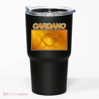 Cardano ADA Cryptocurrency Gold Tumbler