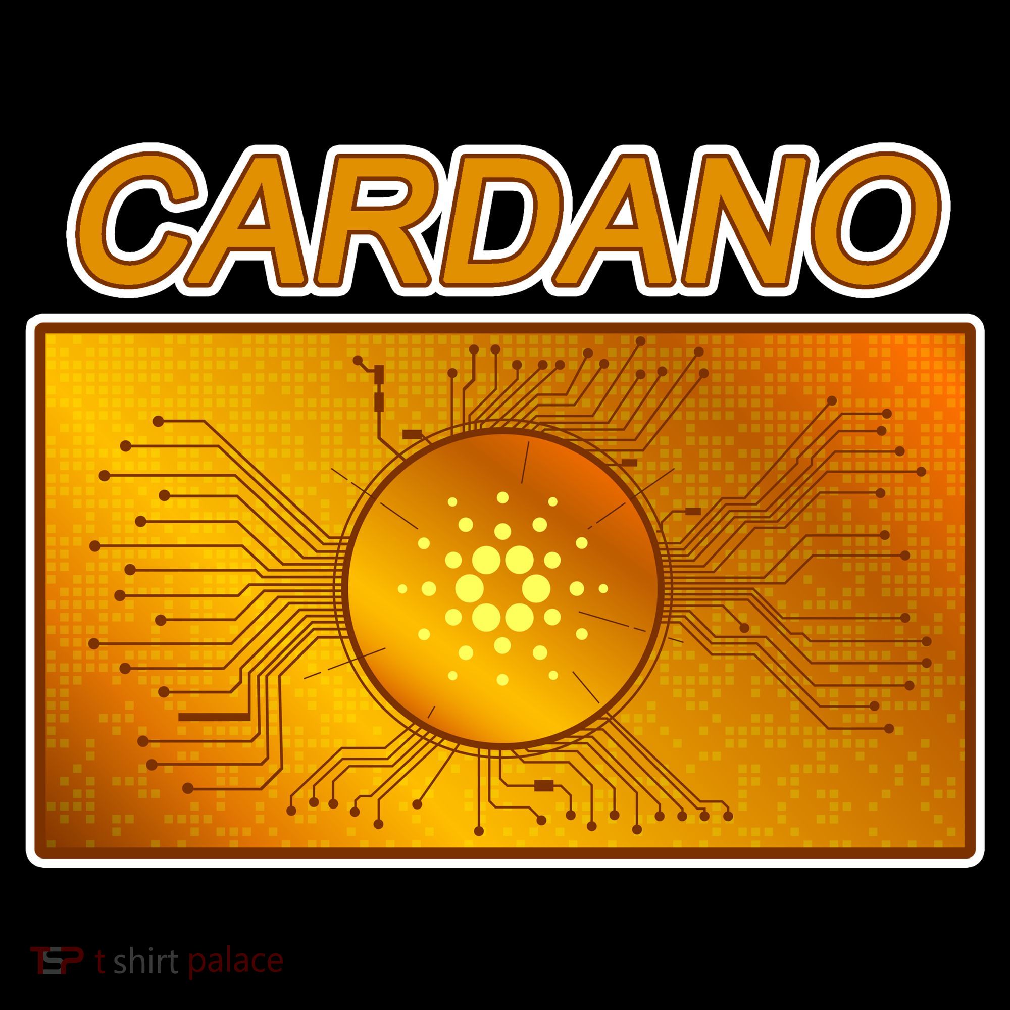 Cardano ADA Cryptocurrency Gold Mousepad
